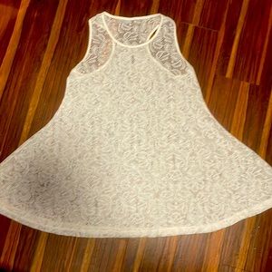 White floral, swimsuit, cover-up